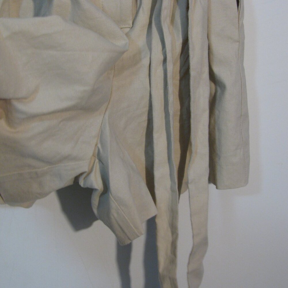 Alex Marie Sand Tan Romper Sz 4 NWT $129 Button Up One Piece Shorts Linen Blend - Picture 6 of 7